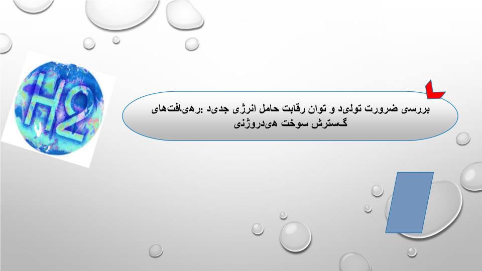 پاورپوینت بررسی ضرورت تولید و توان رقابت حامل انرژی جدید رهیافت­های گسترش سوخت هیدروژنی