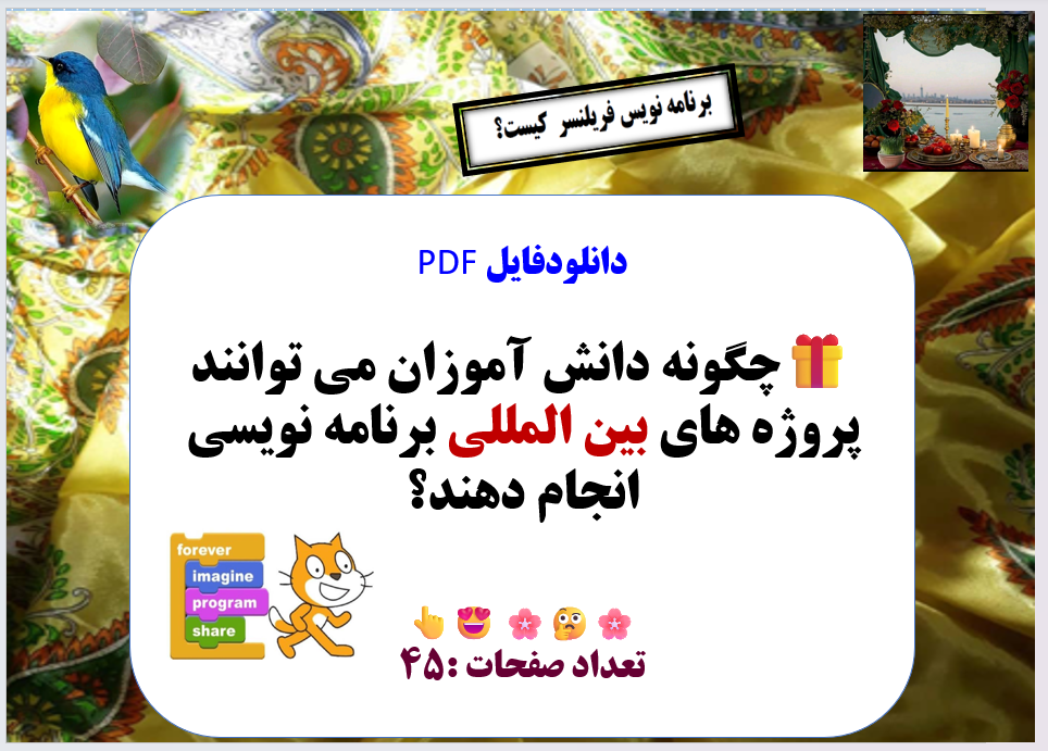 چگونه دانش آموزان می توانند پروژه های بین المللی برنامه نویسی انجام دهند؟